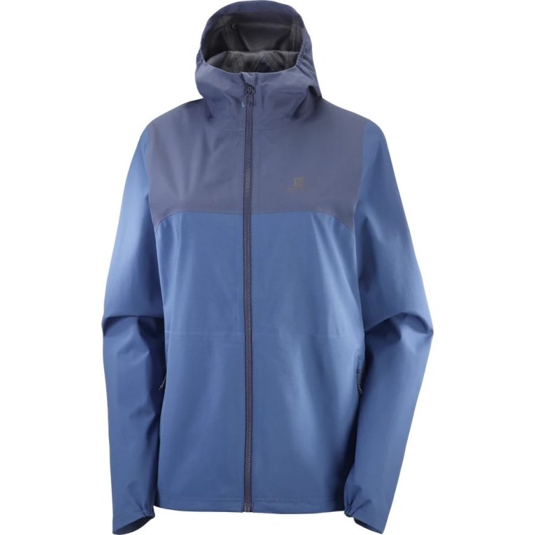 Chaquetas Shell Salomon Essential Impermeables 2.5 L Mujer Azul Marino | MX ZFWC125